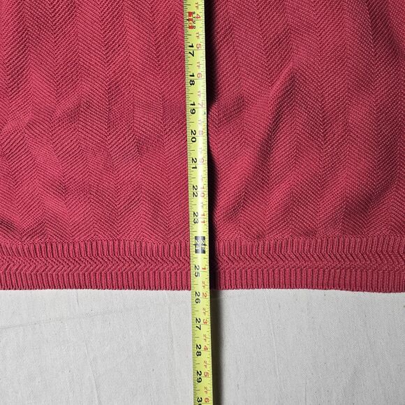 Vintage Polo Ralph Lauren Sweater Mens MediumRed Heavyweight Pullover Tight Knit - Picture 5 of 16